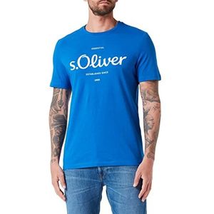 s.Oliver Broek Brad Slim Fit T-shirt korte mouwen heren, Blauw