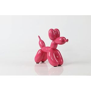 YappieDogs™ Ballon vormige hond beeldhouwkunst in een geschenkdoos Rose