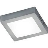 Trio Leuchten Zeus LED-plafondlamp, mat nikkel/acryl, wit, 657111207