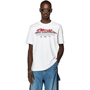 DIESEL T- Shirt Homme, 100-0 Catm, M