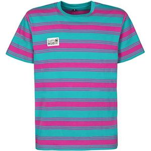 Rock Experience Fettuccini Ss T-shirt voor heren, Stripe 1523+0840