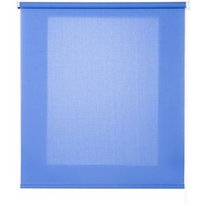 Basis rolgordijn, transparant, blauw, 90 x 6 x 175 cm, blauw