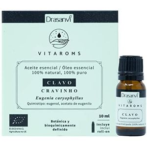 VITAROMS Huile Essentielle Clou certifiée BIO 100% naturelle et pure - Botanique et biochimiquement définie - VEGANO - Sans gluten - 10 ml