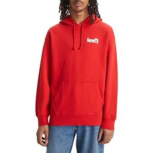 Levi's Relaxed Graphic Po Relaxed Graphic PO heren, Poster HOODIE AURA ORANGE