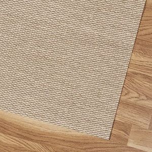 Estores Basic - Hoogwaardig vinyl tapijt, antislip en zeer duurzaam, voor binnen en buiten, effen, beige, 120 x 180 cm