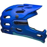 BELL Super 3R MIPS MTB-helm, mat blauw, maat L, 58-62 cm