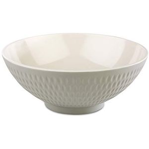 APS Asia Plus Melamine schaal nagenoeg onbreekbaar kunststof stapelbaar veelzijdig stapelbaar slakom grijs-crème Ø 20 cm 1,1 liter