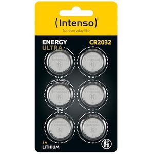 Intenso Energy Ultra CR2032 Lithium knoopcel, 6 stuks