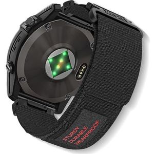 SumRioo QuickFit 26 mm horlogeband voor Garmin Fenix 7X Pro Solar/7X Pro/7X Solar/7X/6X Solar/6X Pro/6X/5X Plus/5X, nylon horlogeband voor Garmin Fenix 3/3HR/Epix Pro 51 mm/Tactix
