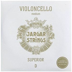 JARGAR Cello Silver Sound snarenset, middelgroot, zilverkleurig