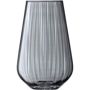 LSA ZI03 Vaas van transparant zink, H28 cm, 1 stuk, mondgeblazen en handgemaakt glas
