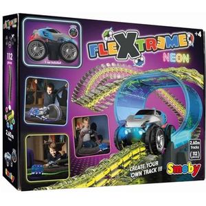 FleXtreme Neon Set - Exclusieve auto inbegrepen - Compatibel met alle FleXtreme accessoires - vanaf 4 jaar