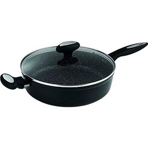 Zyliss Ultimate Koekenpan 28 cm - Zwart/Zilver - Geschikt voor alle kookplaten