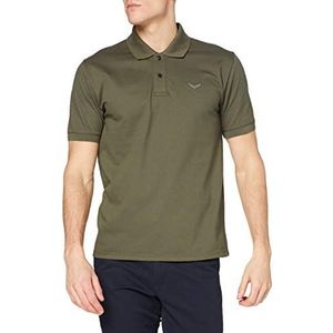 Trigema poloshirt heren, Khaki (stad)