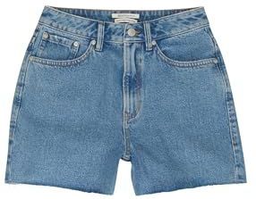 TOM TAILOR Denim 1041242 Bermuda voor dames, 10119 - versleten denim blauw