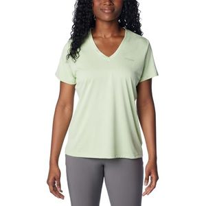 Columbia Chemise de randonnée à manches courtes et col en V pour femme