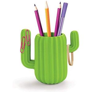 Mustard M16088 pennenhouder, magnetisch, cactus, groen, H 10,4 x 15,6 x 15 cm
