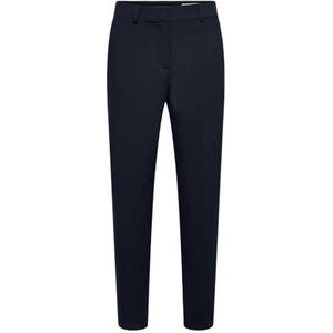 SELECTED FEMME Slfrita-ria Mw Crop Pant Dsm Noos Damesbroek, Donkere saffier. Details: gemengd, 38