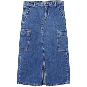 NAME IT Jupe en jean pour fille, denim bleu médium, 152