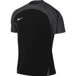 Nike Men's Short Sleeve Top M Nk Df Strk Top Ss, Black/Anthracite/White, DV9237-010, XL