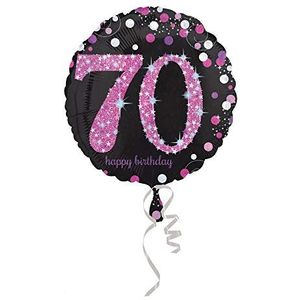 Amscan 3378901 folieballon standaard 70e verjaardag viering ca. 43 cm