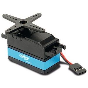 Carson 500502035 CS-3 laag profiel waterdicht MG / 3 kg / JR-accessoires voor op afstand bestuurde auto's, waterdicht, servomotor, krachtige besturing en servo, modelbouw, blauw