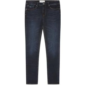 Springfield Reconsider Jeans stretch Comfort In Skinny Fit Used Look, with Wrinkles on the front. Eco Wash, turquoise, 30 W ES pour homme, turquoise, 30