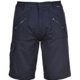 Portwest S889 Action broek, kort, marineblauw, normaal, maat L, h-maritiem