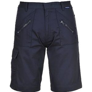 Portwest S889 Action broek, kort, marineblauw, normaal, maat L, h-maritiem