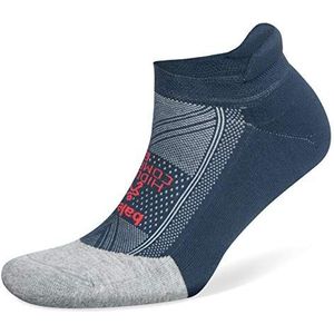 Balega Comfortabele uniseks verborgen comfortabele sokken (verpakking van 1 stuks), middengrijs/legionenblauw