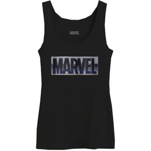 Marvel Womarcotk011 Tanktop voor dames, 1 stuk, zwart.