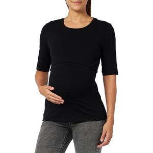 Noppies Juillet Nursing T-shirt bi-stretch pour femme, Noir - P090, S