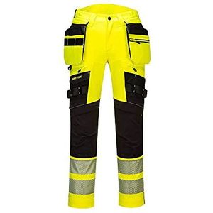 Portwest DX4 Hi-Vis werkbroek voor heren, maat 36, DX442YBR36