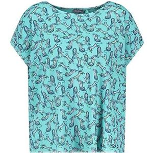 Samoon 271037-26125 T-shirt voor dames, sfeerpatronen