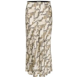 Part Two LaurinaPW Female Slim fit Skirt, French Oak Snake Print, 44