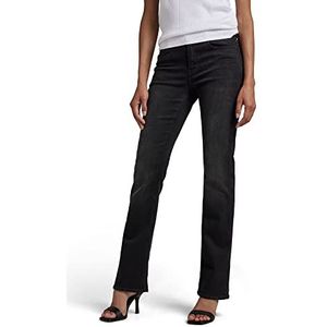 G-STAR RAW Bootcut Noxer Jeans voor dames, zwart (Jet Black B479-A814)