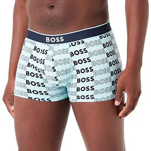 BOSS Heren Jersey Turquoise / Aqua441 S, Turkoois / Aqua441