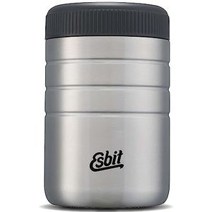 Esbit Majoris Thermosbeker, roestvrij staal, BPA-vrij, zwart en zilver, 0,4 liter en 0,55 liter, voor warme gerechten, soep, lunch