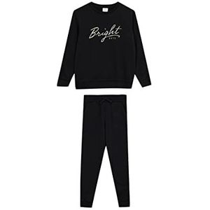 DeFacto Pyjama-set voor jongens, zwart, 8-9 jaar, zwart.