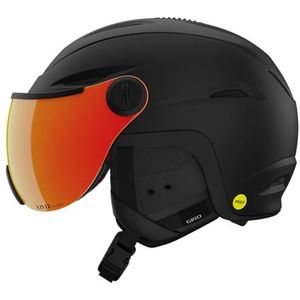 Giro Snow Vue MIPS Vivid Skihelm, voor volwassenen, mat, zwart, maat M