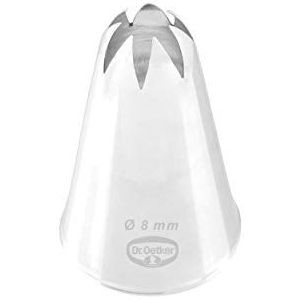 Dr. Oetker Spuitmondje voor Spuitzak - Star Closed 8 mm