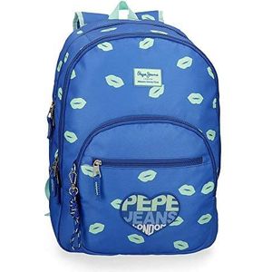 Koffer Pepe Jeans, Blauw, 32x44x22 cms, Dubbele rugzak