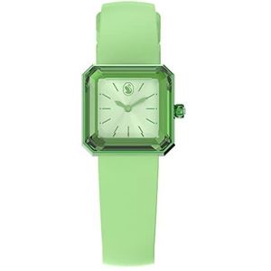 Swarovski Lucent Horloges Collectie, aluminium, kristallen/groen, Lucent horloge horloges