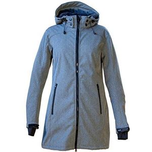 Deproc Active Keele Peak Softshelljas voor dames, grijs.