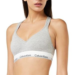 Calvin Klein Modern Cotton Bralette met cup Dames - Grijs - Maat XS