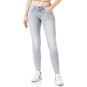G-STAR RAW Jeans 3301 Mid Skinny damesjeans, grijs (Sun Faded Grey D05889-9882-6013), 33W/30L, Grijs (Sun Faded Grey D05889-9882-6013)