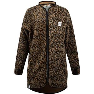 Eivy Redwood Sherpa Fleecejas voor dames, luipaard, XXL, luipaard, XXL, Luipaard.