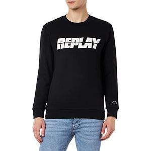 Replay Sweatshirt voor heren, Zwart (098)