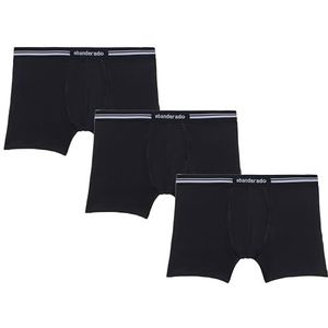 ABANDERADO Briefs boxershorts voor heren, zwart.