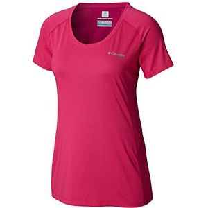 Columbia Titan Trail Lite T-shirt voor dames, korte mouw, roze